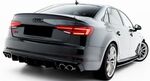 DIFFUSEUR DE PARE CHOC ARRIERE AUDI S4 B9 PHASE 1 "DTM LOOK" (2016/04-2019)