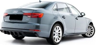 DIFFUSEUR DE PARE CHOC ARRIERE AUDI A4 B9 PHASE 1 S LINE "DTM LOOK" V2 (2016/04-2019)