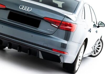 DIFFUSEUR DE PARE CHOC ARRIERE AUDI A4 B9 PHASE 1 S LINE "DTM LOOK" V2 (2016/04-2019)