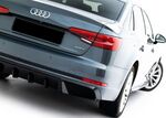 DIFFUSEUR DE PARE CHOC ARRIERE AUDI A4 B9 PHASE 1 S LINE "DTM LOOK" V2 (2016/04-2019)