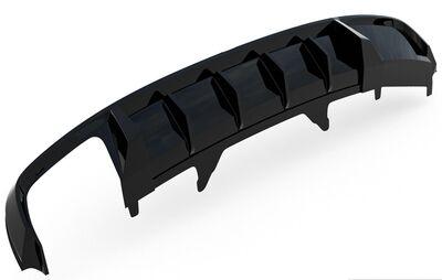 DIFFUSEUR DE PARE CHOC ARRIERE AUDI A4 B9 PHASE 1 S LINE "DTM LOOK" V2 (2016/04-2019)