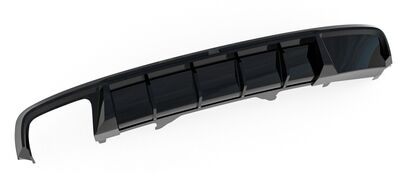 DIFFUSEUR DE PARE CHOC ARRIERE AUDI A4 B9 PHASE 1 S LINE "DTM LOOK" V2 (2016/04-2019)