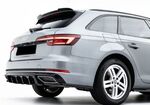 DIFFUSEUR DE PARE CHOC ARRIERE AUDI A4 B9 PHASE 1 STANDARD OU S LINE AVEC EMBOUTS TRAPEZOIDAUX  "DTM LOOK" V3 (2016/04-2019)
