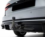 DIFFUSEUR DE PARE CHOC ARRIERE AUDI A4 B9 PHASE 1 STANDARD OU S LINE AVEC EMBOUTS TRAPEZOIDAUX  "DTM LOOK" V3 (2016/04-2019)