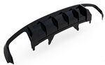 DIFFUSEUR DE PARE CHOC ARRIERE AUDI A4 B9 PHASE 1 STANDARD OU S LINE AVEC EMBOUTS TRAPEZOIDAUX  "DTM LOOK" V3 (2016/04-2019)