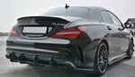 RAJOUT DE DIFFUSEUR ARRIERE CENTRAL EN ABS "CNC" POUR MERCEDES CLA W117/X117 45AMG PHASE 2 MX VERSION 1 (09-2015/2018)