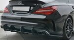 RAJOUT DE DIFFUSEUR ARRIERE CENTRAL EN ABS "CNC" POUR MERCEDES CLA W117/X117 45AMG PHASE 2 MX VERSION 1 (09-2015/2018)