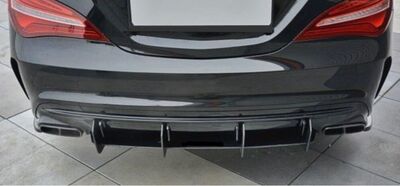 RAJOUT DE DIFFUSEUR ARRIERE CENTRAL EN ABS "CNC" POUR MERCEDES CLA W117/X117 45AMG PHASE 2 MX VERSION 1 (09-2015/2018)