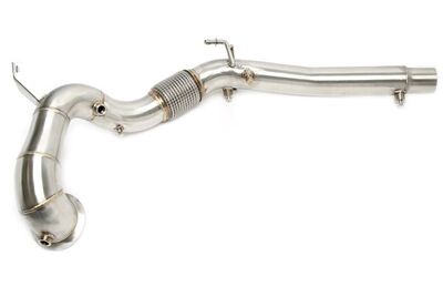TUBE DE DESCENTE "DOWNPIPE" EN INOX VAG (AUDI TT 8S / CUPRA FORMENTOR / SEAT LEON IV / SKODA OCTAVIA III RS / SKODA SUPERB III / VW ARTEON . VW GOLF VIII / VW PASSAT B8 ) 2018+