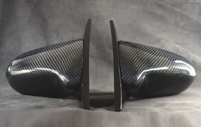 JEU DE RETROVISEURS CARBONE MANUELS OU ELECTRIQUES TYPE SPOON SPÉCIFIQUES HONDA CIVIC V OU VI (1992/2000)ET INTEGRA DC2 (1994/2001)