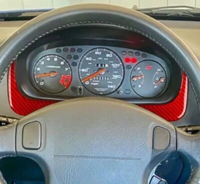 ENJOLIVEUR DE BLOC COMPTEUR SOFT CARBONE HONDA CIVIC VI (1996/2001)