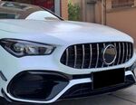PARE CHOC AVANT COMPLET MERCEDES CLA W118/X118 PHASE 1 LOOK CLA 45 AMG (2019/2023)