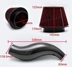 KIT D'ADMISSION CARBONE HONDA CIVIC V 92/95 (TYPE EG) HONDA CIVIC VI (1996/2001)
