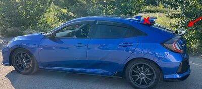 BECQUET DE HAYON D'ORIGINE HONDA CIVIC X HATCHBACK (2017/2022)