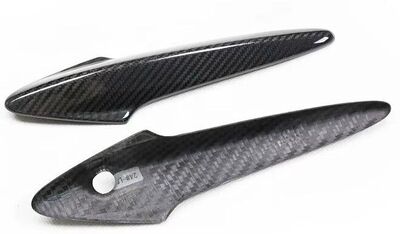 ENJOLIVEURS DE POIGNEES DE PORTES EN CARBONE HONDA CIVIC VIII FN FN2 FK2 HATCHBACK (2006/2011)