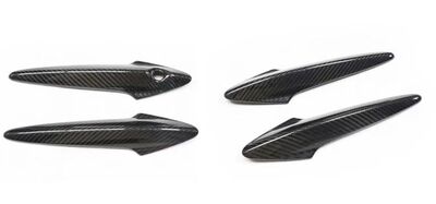 ENJOLIVEURS DE POIGNEES DE PORTES EN CARBONE HONDA CIVIC VIII FN FN2 FK2 HATCHBACK (2006/2011)
