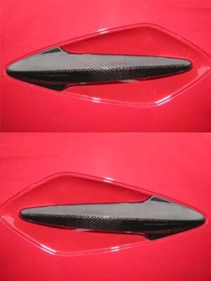 ENJOLIVEURS DE POIGNEES DE PORTES EN CARBONE HONDA CIVIC VIII FN FN2 FK2 HATCHBACK (2006/2011)