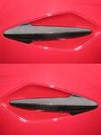 ENJOLIVEURS DE POIGNEES DE PORTES EN CARBONE HONDA CIVIC VIII FN FN2 FK2 HATCHBACK (2006/2011)