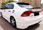 AILERON DE COFFRE HONDA CIVIC VIII 4 PORTES "DUCKTAIL STYLE" (2006/2011)