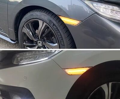 CLIGNOTANTS D'AILES SEQUENTIELS DTS (DYNAMIC TURN SIGNAL) HONDA CIVIC X (2017/2021)