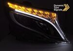 PHARES A LEDS TUBE LIGHT "FULL LEDS" MERCEDES CLASSE V W447 OU VITO W447 "BLACK EDITION" AVEC FONCTION DTS -DYNAMIC TURN SIGNAL - V2 (2014/2023)