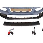 PARE CHOC AVANT AUDI TT 8J LOOK RS AVEC LAME CARBONE LOOK (2006/2014)