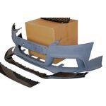 PARE CHOC AVANT AUDI TT 8J LOOK RS AVEC LAME CARBONE LOOK (2006/2014)