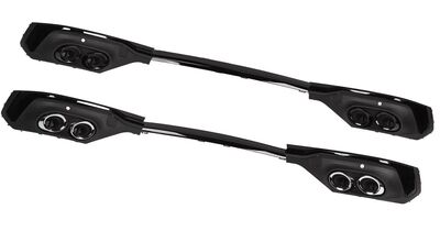 DIFFUSEUR DE PARE CHOC ARRIERE EN ABS LOOK SQ5 AVEC EMBOUTS FACTICES POUR AUDI Q5 FY SPORTBACK PHASE 2 (02-2020/2024)