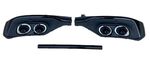 DIFFUSEUR DE PARE CHOC ARRIERE EN ABS LOOK SQ5 AVEC EMBOUTS FACTICES POUR AUDI Q5 FY SPORTBACK PHASE 2 (02-2020/2024)