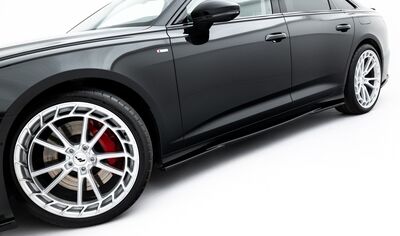 JEU DE BAS DE CAISSE (RAJOUTS EN ABS) AUDI A6 C8/4K SLINE OU S6 (2019/2025)