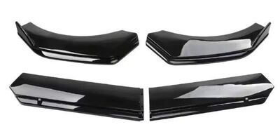 LAME DE PARE CHOC AVANT 4 OU 5 PARTIES HONDA PRELUDE SI 5G PIANO BLACK OU CARBONE LOOK (1997/2001)