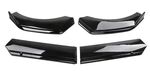 LAME DE PARE CHOC AVANT 4 OU 5 PARTIES HONDA PRELUDE SI 5G PIANO BLACK OU CARBONE LOOK (1997/2001)