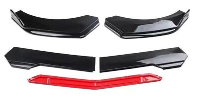 LAME DE PARE CHOC AVANT 4 OU 5 PARTIES HONDA PRELUDE SI 5G PIANO BLACK OU CARBONE LOOK (1997/2001)
