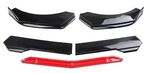 LAME DE PARE CHOC AVANT 4 OU 5 PARTIES HONDA PRELUDE SI 5G PIANO BLACK OU CARBONE LOOK (1997/2001)