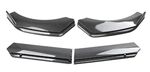 LAME DE PARE CHOC AVANT 4 OU 5 PARTIES HONDA PRELUDE SI 5G PIANO BLACK OU CARBONE LOOK (1997/2001)