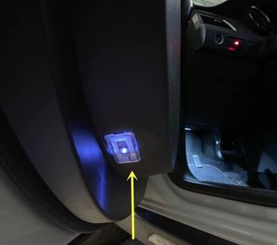 ECLAIRAGE WELCOME LIGHT siglé CITROEN C5 (2008/2017)