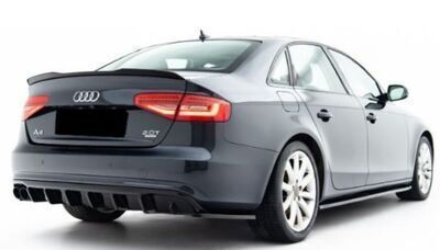 DIFFUSEUR DE PARE CHOC ARRIERE AUDI A4 B8 BERLINE OU AVANT STANDARD PHASE 2  "DTM LOOK" DUAL (11-2011/2015)