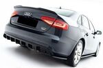 DIFFUSEUR DE PARE CHOC ARRIERE AUDI A4 B8 BERLINE OU AVANT STANDARD PHASE 2  "DTM LOOK" DUAL (11-2011/2015)