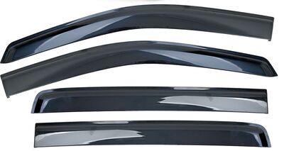 DEFLECTEURS DE VITRES AVANT PIANO BLACK FORD RANGER T6/T7/T8 (2012/2022)