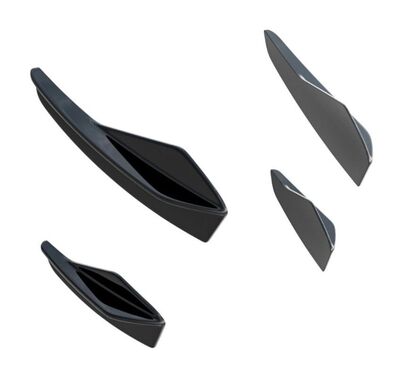 SPLITTERS "CANARDS" DE PARE CHOC AVANT AUDI A5 B10 S LINE PHASE 1 OU S5 B10 PHASE 1 (2025+)