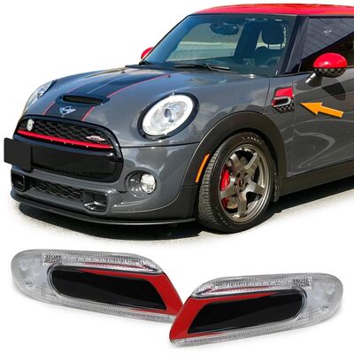 JEU DE CLIGNOTANTS LATERAUX A LEDS BMW MINI F55,F56,F57 (04-2013/2021)