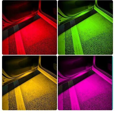 ECLAIRAGE WELCOME LIGHT UNIVERSEL A SUPPORT MAGNETIQUE ET ECLAIRAGE LEDS MULTICOLOR RGB