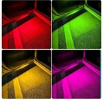 ECLAIRAGE WELCOME LIGHT UNIVERSEL A SUPPORT MAGNETIQUE ET ECLAIRAGE LEDS MULTICOLOR RGB