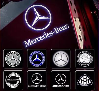 ECLAIRAGE WELCOME LIGHT siglé GAMME MERCEDES CLA W117 (2012-2019) MERCEDES CLASSE E Coupé/cabriolet C207/A207 (2010-2017) MERCEDES CLS W218 (2010-2018)
