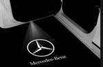 ECLAIRAGE WELCOME LIGHT siglé GAMME MERCEDES CLA W117 (2012-2019) MERCEDES CLASSE E Coupé/cabriolet C207/A207 (2010-2017) MERCEDES CLS W218 (2010-2018)