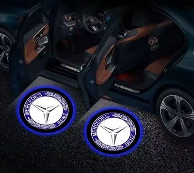 ECLAIRAGE WELCOME LIGHT siglé GAMME MERCEDES CLASSE A W176/W177,CLASS B W246,CLASSE C W205,CLASSE E W212/W213,GLA X156,GLA H247,GLB X247,GLC X253/C253,GLE X166/C292,ML W166,GLE W167/C167,GLS X166/X167,CLASSE G W464