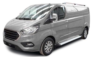 DEFLECTEURS DE VITRES AVANT SMOKE BLACK FORD TRANSIT CUSTOM (2012/2023)