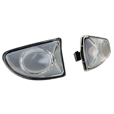 JEU DE 2 REPETITEURS LATERAUX CHROMES OU BLACK SMART FORTWO 451 (2007/2015)