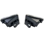 JEU DE 2 REPETITEURS LATERAUX CHROMES OU BLACK SMART FORTWO 451 (2007/2015)