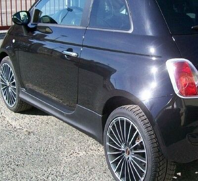JEU DE BAS DE CAISSE FIAT 500 LOOK ABARTH (2007/2015)